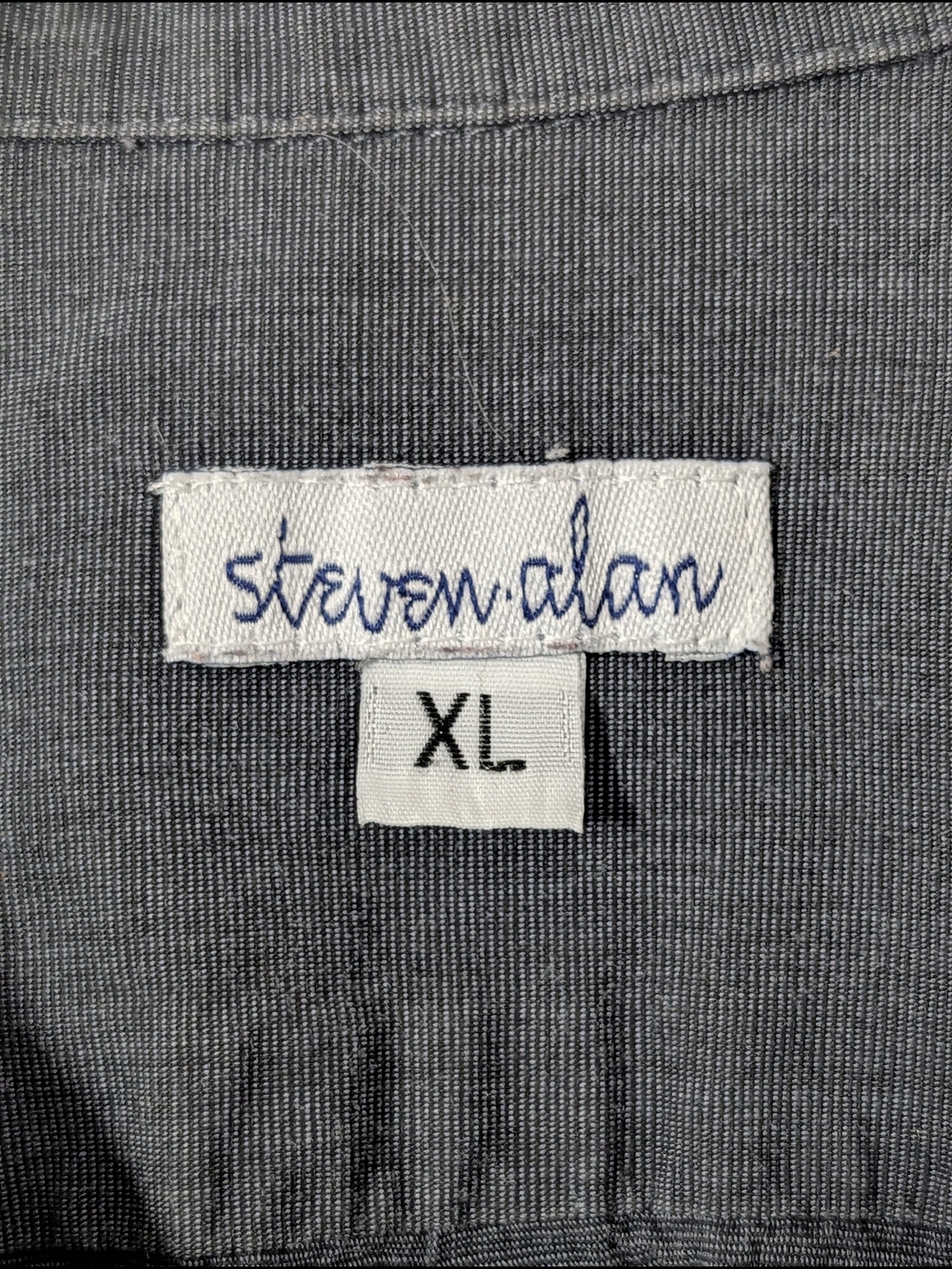 Steven Alan 2x MiUSA Gray & White Chambray Oxford Casual Button-down Shirts XL - Picture 12 of 16